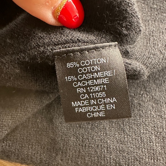 Black fitted Skull Sweater - SKULL CASHMERE XS - Picture 4 of 5